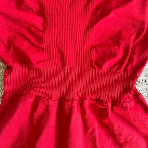 NWOT Free People Movement Good Karma Runsie – Victory Red - Picture 6 of 9